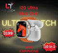 I20 ultra max suit watch + Earphone 10 in 1 set