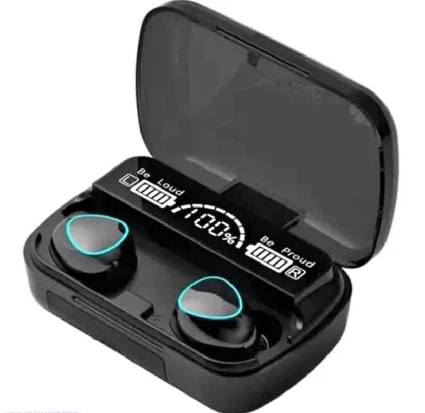 M10 WIRELESS EARBUDS BLUETOOTH EARPHONES NOISE CANCELLATION HIFI QUALITY