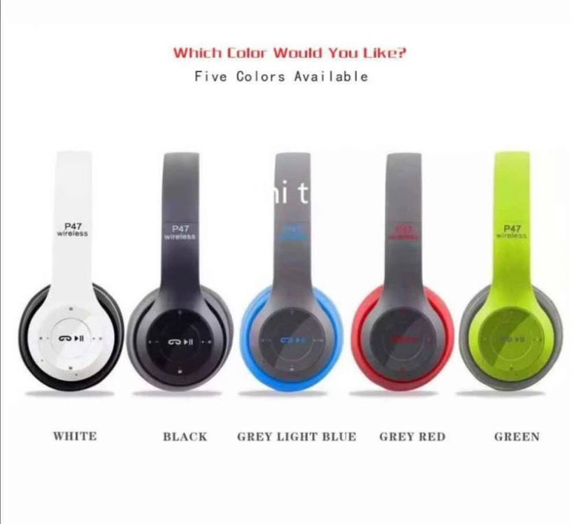 Wireless Bluetooth Headphones with Multi-Mode Connectivity