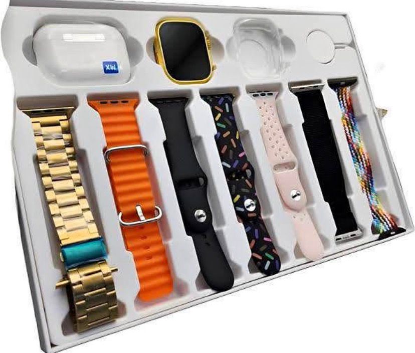 I20 ultra max suit watch + Earphone 10 in 1 set